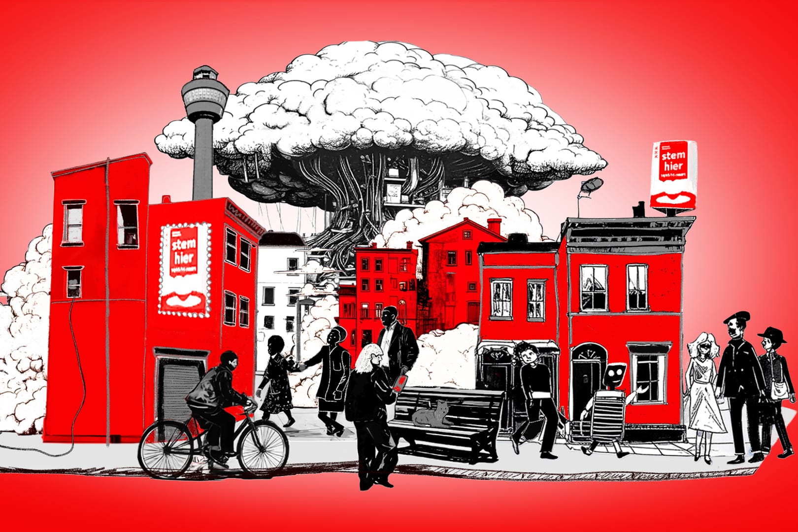 Kandidaat-raadsleden in debat bij De Balie over zorg in Amsterdam 10