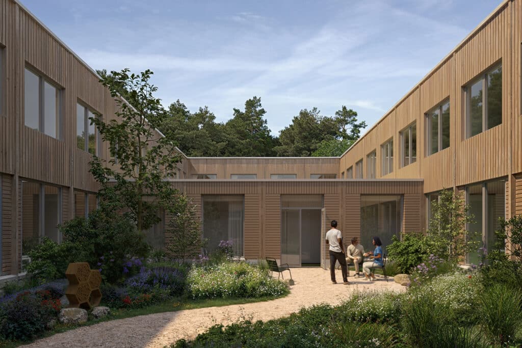 Bosrijke omgeving zorgt letterlijk voor healing environment voor nieuwe verslavingskliniek IrisZorg 2