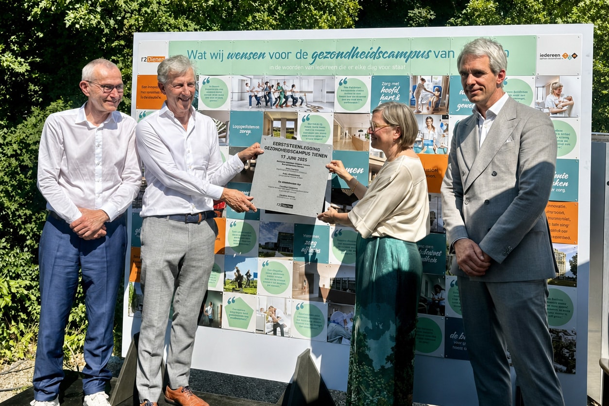 Eerste steen gelegd voor nieuwe gezondheidscampus RZ Tienen 2